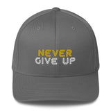 "Never Give Up" Structured Twill Cap